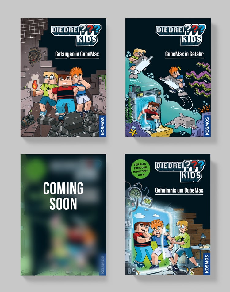 Die drei ??? Kids, CubeMax Comicbände
